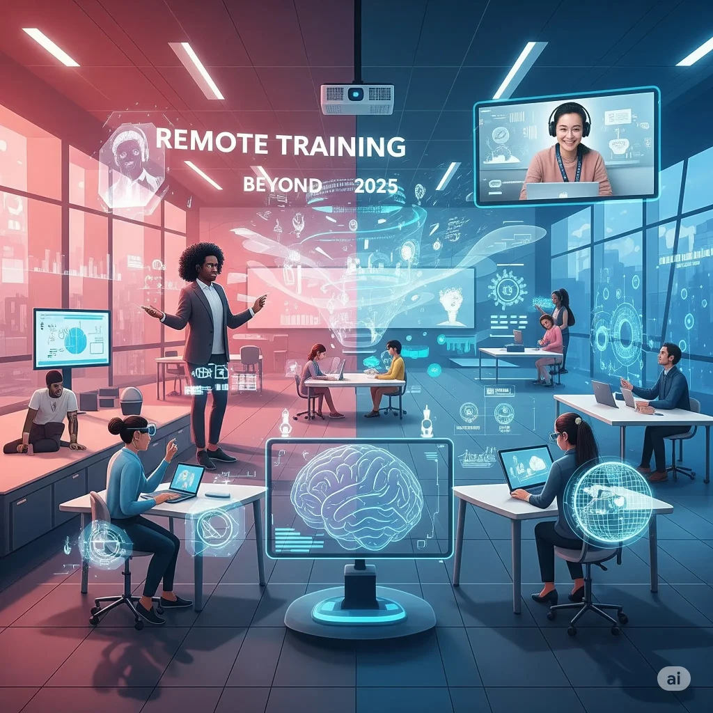 مستقبل التدريب عن بعد: تقنيات وتوجهات 2025 وما بعدها
