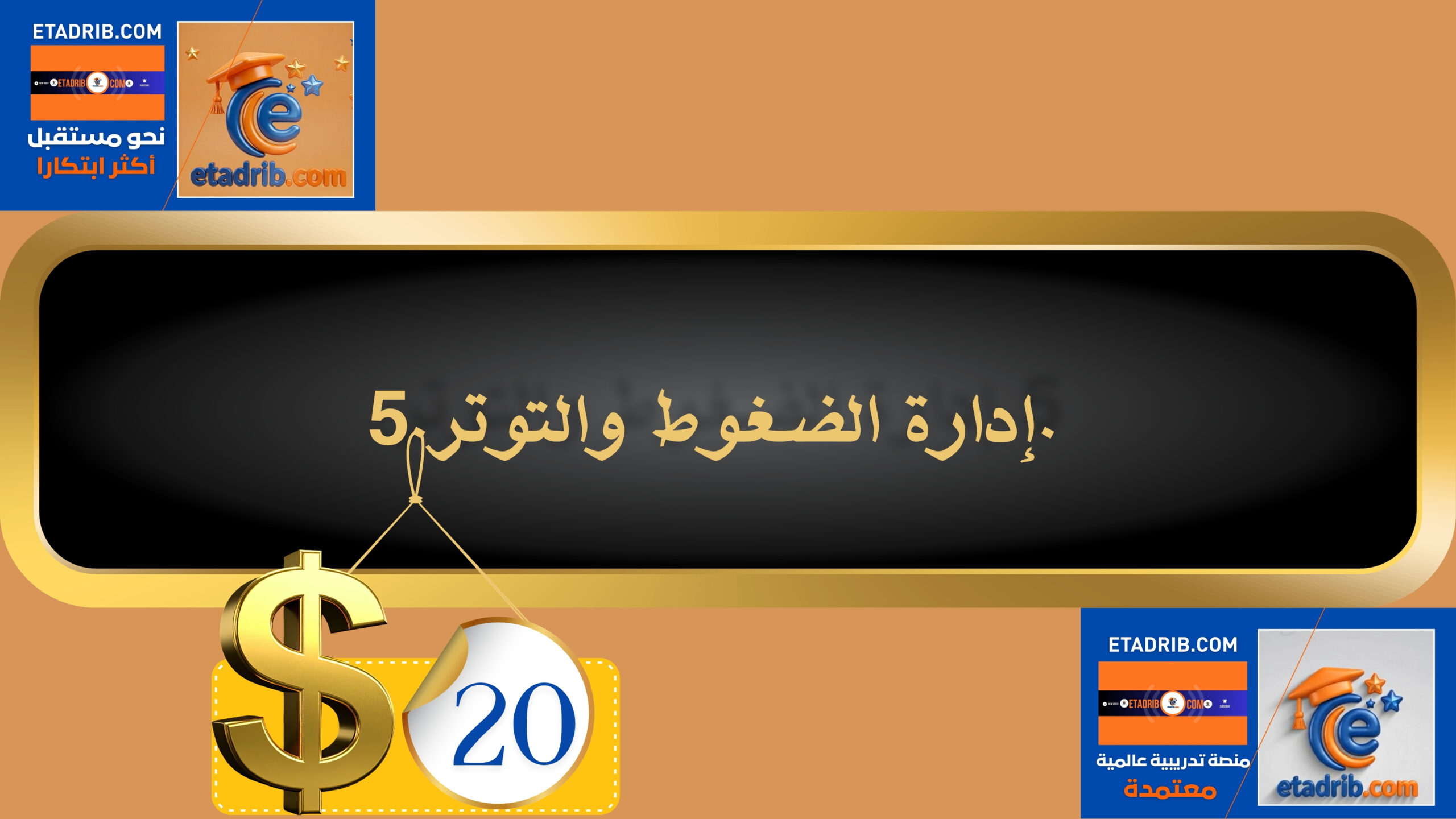 إدارة الضغوط والتوتر 20 دولار